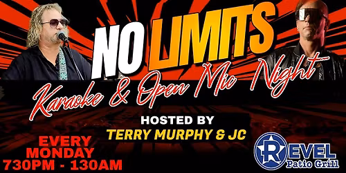NO LIMITS Karaoke & Open Mic Night!