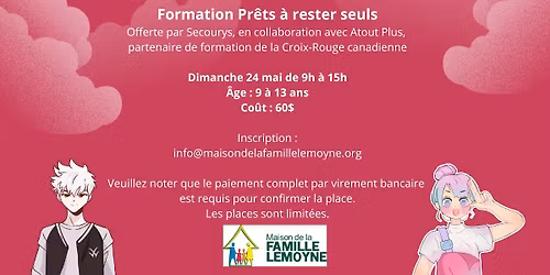 Formation Pr\u00eats \u00e0 rester seuls