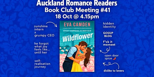 Auckland Romance Readers Book Club Meeting #41