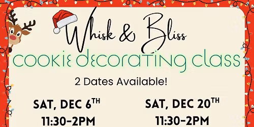 Dec 20th Cookie Decorating Class