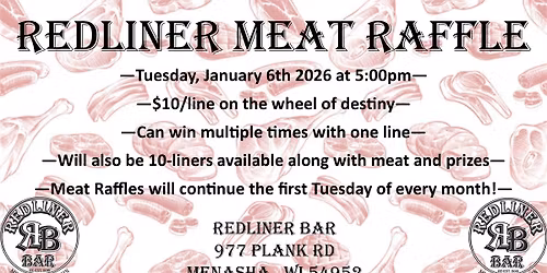 Redliner Meat Raffle