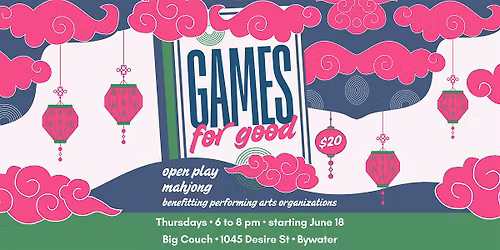 Games for Good: Mahjong Night at Big Couch