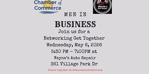 Men In Business Networking at Wayne's Auto Repair