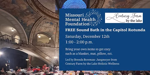 FREE Sound Bath in the Capitol Rotunda