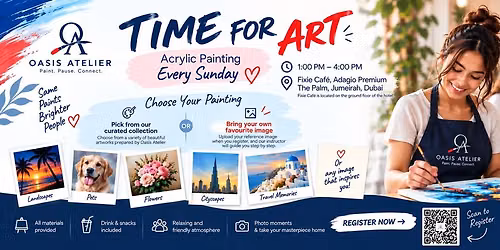 \ud83c\udfa8 TIME FOR ART \u2014 Every Sunday at Fixie