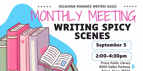 September Meeting - Oklahoma Romance Writers Guild - Dallas