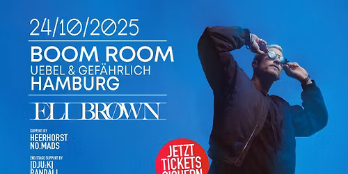 BOOM ROOM mit Eli Brown @ Uebel & Gef\u00e4hrlich Hamburg