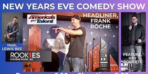 New Years Eve Comedy at Rookies