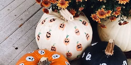 Pumpkin painting party!!
