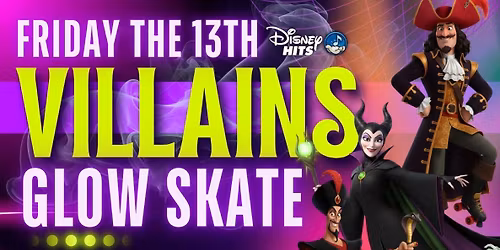 \ud83d\udc9c\ud83d\udda4 FRIDAY THE 13TH: VILLAINS GLOW SKATE \ud83d\udda4\ud83d\udc9c