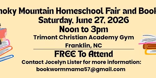 Smoky Mountain Homeschool Fair and Book Sale