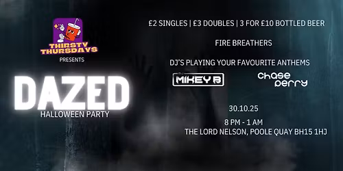 Dazed Halloween Party @ Thirsty Thursdays