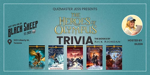 Heroes of Olympus Trivia at Black Sheep