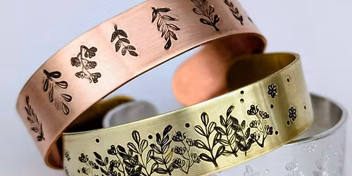 Jewellery Workshop - Metal Stamping Cuffs
