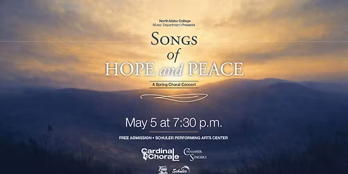 Songs of Hope and Peace: NIC Spring Choral Concert