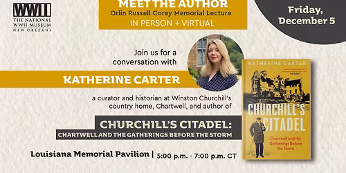 Meet the Author: Katherine Carter, Churchill\u2019s Citadel
