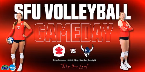 SFU Volleyball vs. Western Washington University