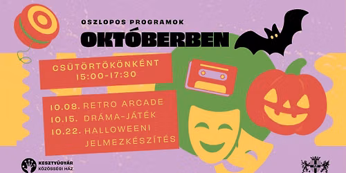 OSZLOPOS PROGRAMOK OKT\u00d3BERBEN 