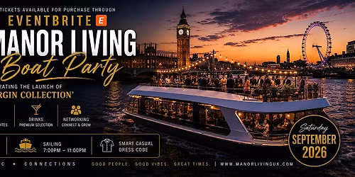 Manor Living: Fashion Networking Boat Party