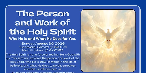 The Person and Work of the Holy Spirit Seminar