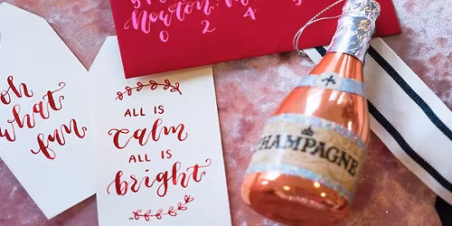 Modern Calligraphy & Gift Tag Lettering for Beginners at Cocktail Hour Essentials