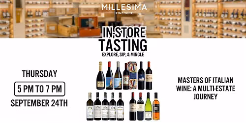 Private Wine Tasting - Masters of Italian Wine: A Multi-Estate Journey
