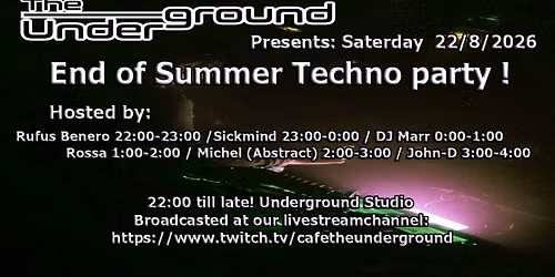 End of summer Techno!