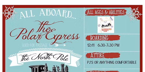 Polar Express Pajama Party