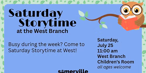 Saturday Storytime at West