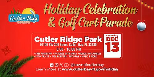 Holiday Celebration & Golf Cart Parade