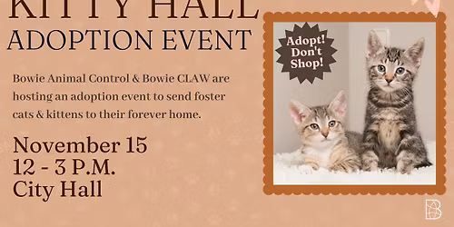 Kitty Hall Adoption Event