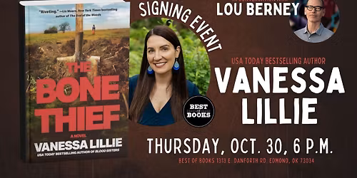 "The Bone Thief" Signing Event with Vanessa Lillie and Lou Berney