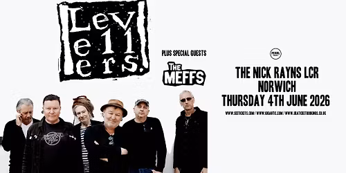 Levellers at The Nick Rayns LCR, UEA | Norwich