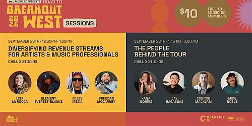 Music BC Presents: Road to BreakOut West Panels