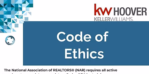 NAR Required Class - Code of Ethic for 3 hrs CE