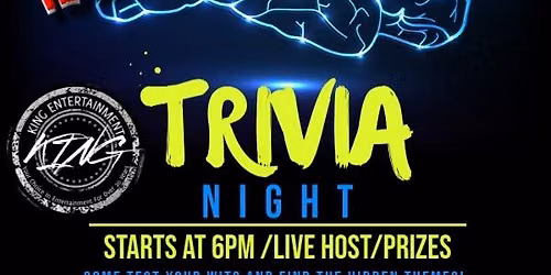 King Entertainment Trivia at Papa Tony's
