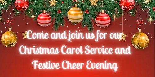 Christmas carol service and festive cheer