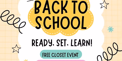Gods Closet Free Back To School Event