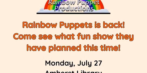 Rainbow Puppet Productions @ Amherst Library