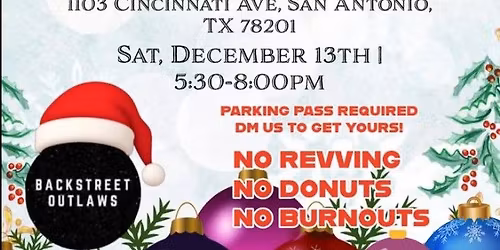 Toy Drive & Holiday Tree Lighting Car Meet