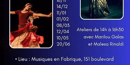 ATELIER CHOREGRAPHIQUE Danses orientales Egypte\/Turquie