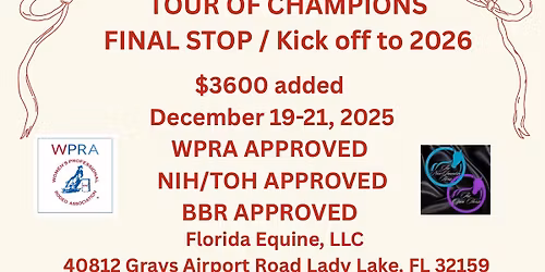 SEFBR TOC Finals \/ Kick off to 2026