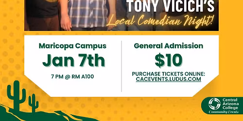 Tony Vicich's Local Comedian Night!
