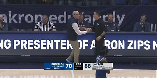 Akron Zips at Buffalo Bulls Mens Basketball
