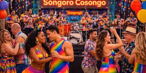 Regnbue sommerfest med salsaorkestret S\u00f3ngoro Cosongo
