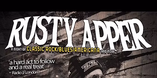 For one night only, Rusty Apper