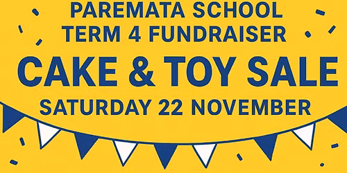 Paremata School Cake and Toy Sale