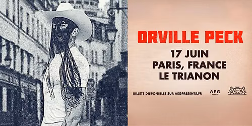 Orville Peck \u2022 Le Trianon, Paris \u2022 17 juin 2026 (COMPLET)