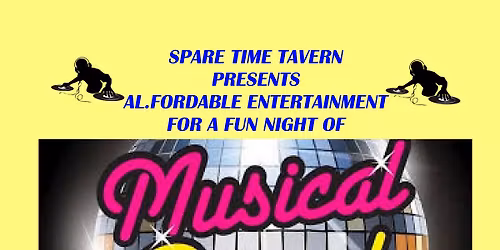 MUSIC BINGO AT THE SPARE TIME TAVERN