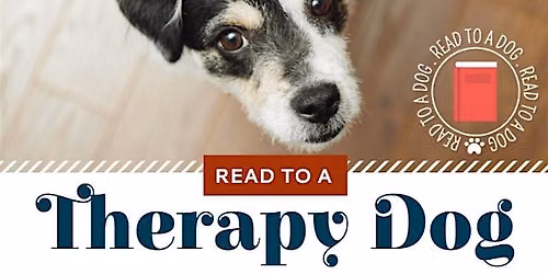 Read to Tiny, the Therapy Dog in September!